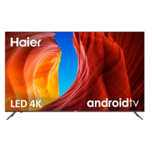 Haier Direct LED 4K- 50″, Smart TV, Android 11, Smart Remote Control, Google Assistant, Bluetooth, HDMI, Sin Marcos.