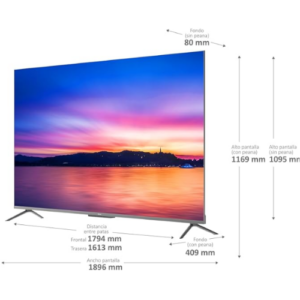 Haier HQLED 4K Ultra HD – 85″, Smart TV, HDR 10,Dolby Vision, Android 11, Google Assistant, Bluetooth 5.1.