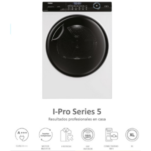 Haier I-Pro Series 5 – Secadora con Bomba de Calor de 9KG, Vapor, WIFI.