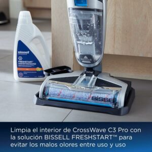 BISSELL CrossWave C3 Pro | Friegasuelos para Suelo Húmedo y Seco 3 en 1 | Aspira, friega y seca